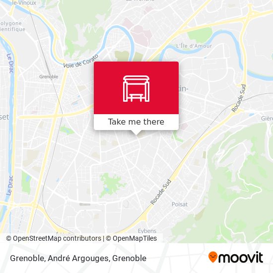 Grenoble, André Argouges map