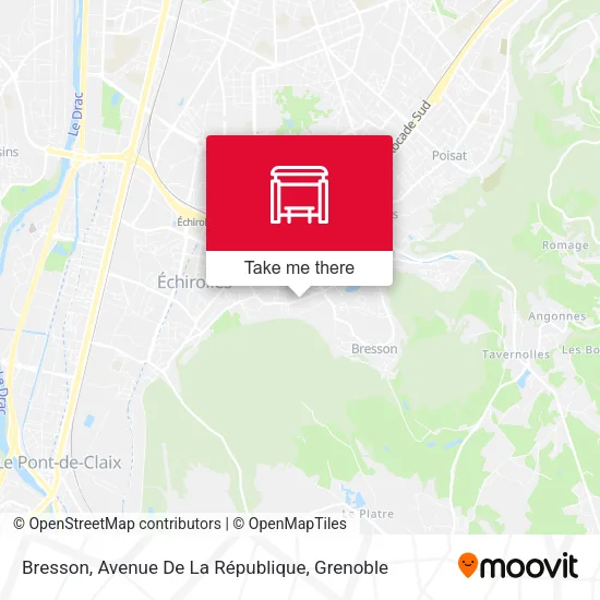 Bresson, Avenue De La République map