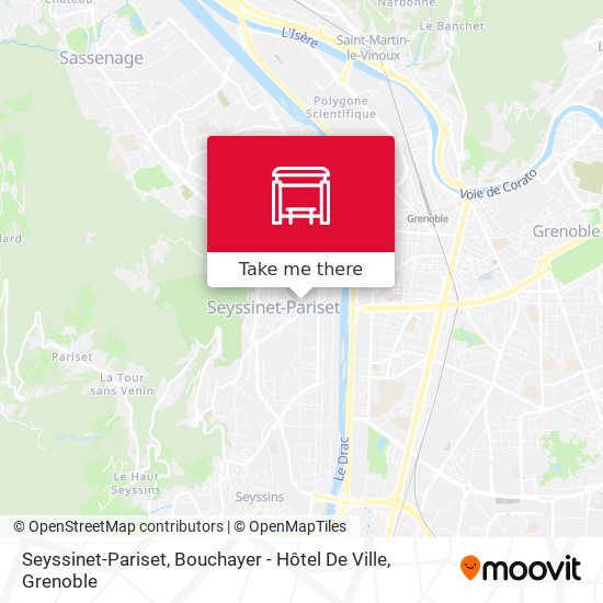 Seyssinet-Pariset, Bouchayer - Hôtel De Ville map