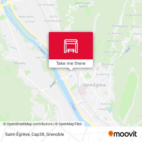 Saint-Égrève, Cap38 map