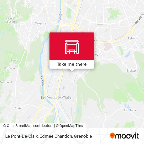 Le Pont-De-Claix, Edmée Chandon map