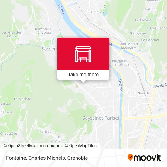 Fontaine, Charles Michels map