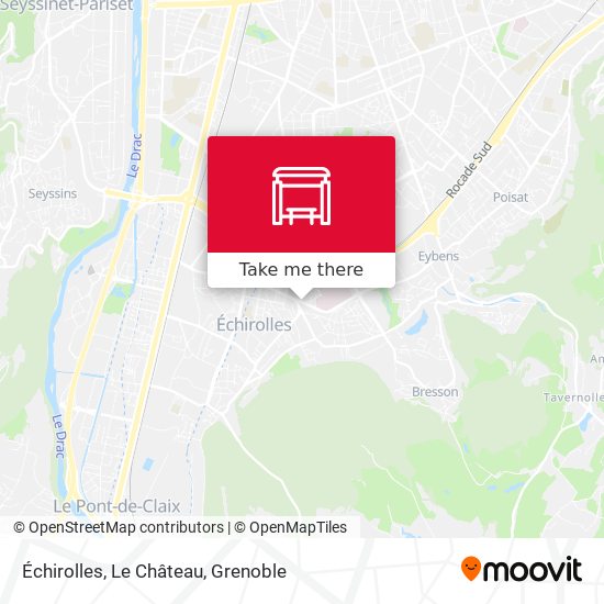Échirolles, Le Château map