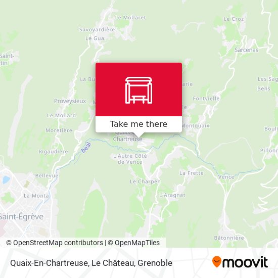 Quaix-En-Chartreuse, Le Château map