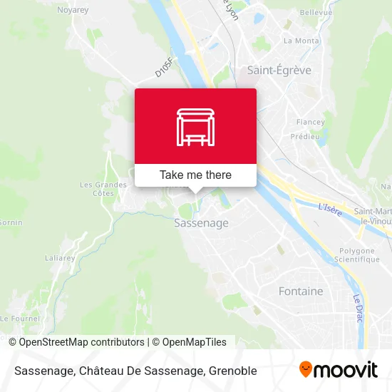 Sassenage, Château De Sassenage map