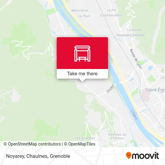 Noyarey, Chaulnes map