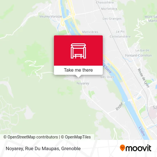Noyarey, Rue Du Maupas map