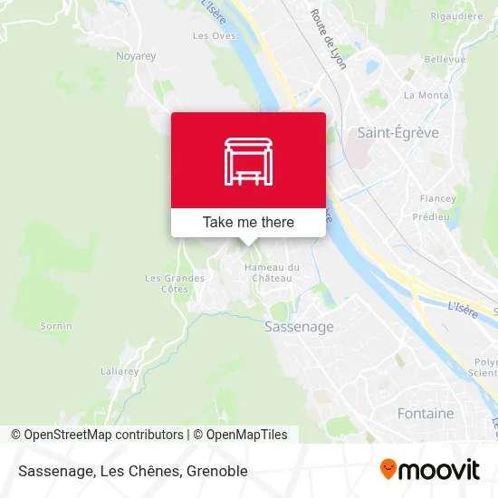 Sassenage, Les Chênes map