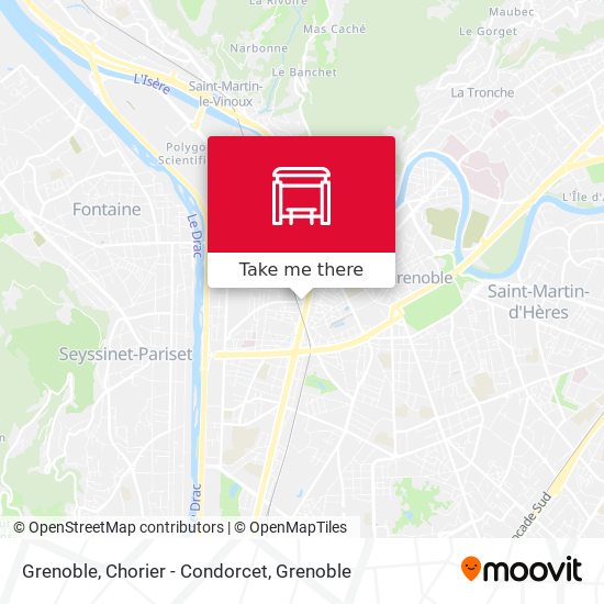Grenoble, Chorier - Condorcet map