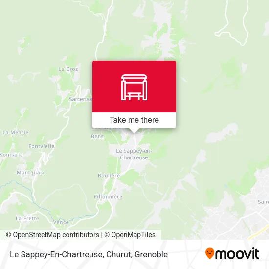Le Sappey-En-Chartreuse, Churut map