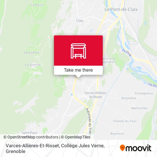 Varces-Allières-Et-Risset, Collège Jules Verne map