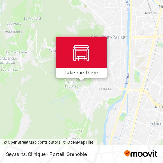 Seyssins, Clinique - Portail map
