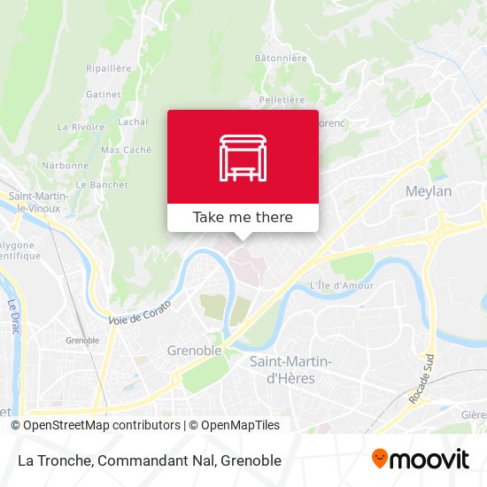 La Tronche, Commandant Nal map