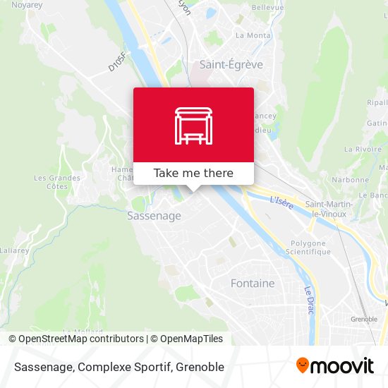 Sassenage, Complexe Sportif map