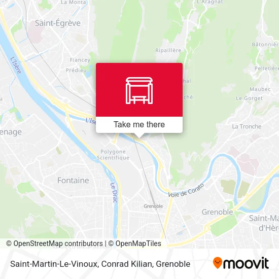Saint-Martin-Le-Vinoux, Conrad Kilian map
