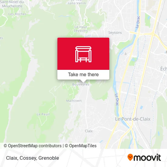 Claix, Cossey map