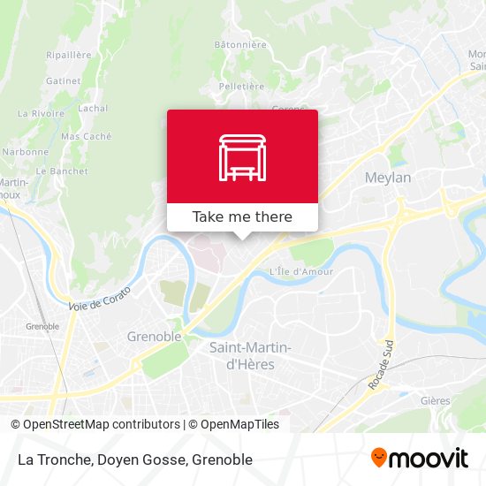 La Tronche, Doyen Gosse map