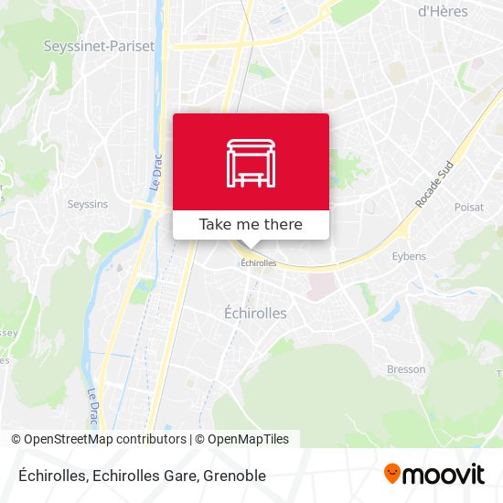 Échirolles, Echirolles Gare map