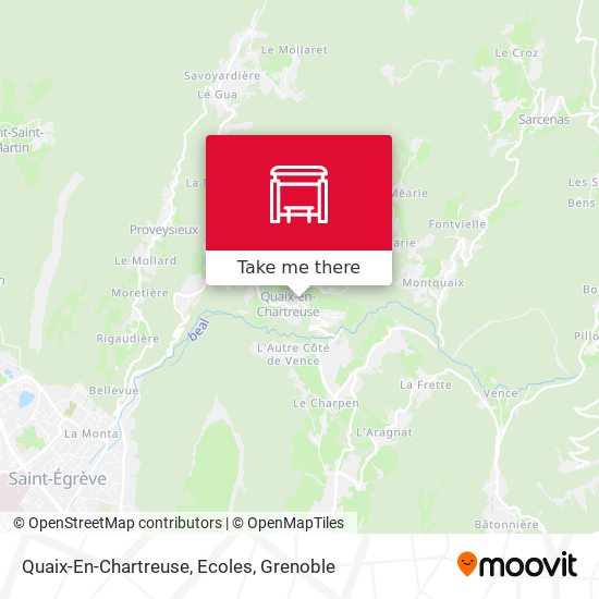 Quaix-En-Chartreuse, Ecoles map