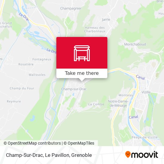 Champ-Sur-Drac, Le Pavillon map