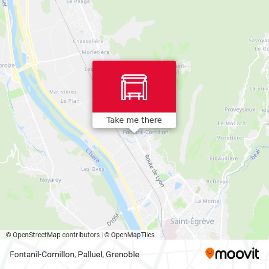 Fontanil-Cornillon, Palluel map
