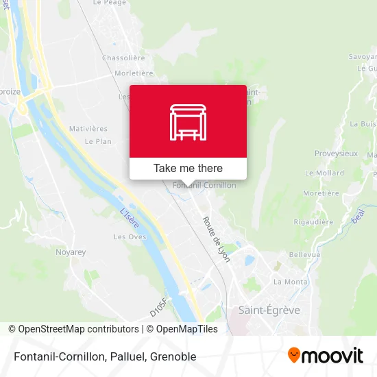 Fontanil-Cornillon, Palluel map