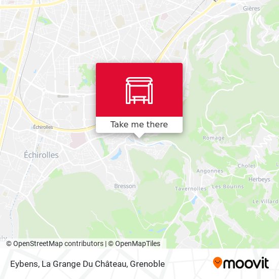 Eybens, La Grange Du Château map