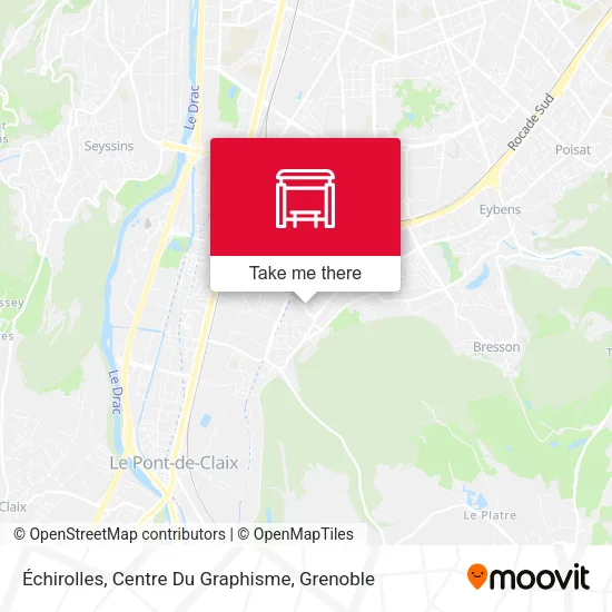 Échirolles, Centre Du Graphisme map