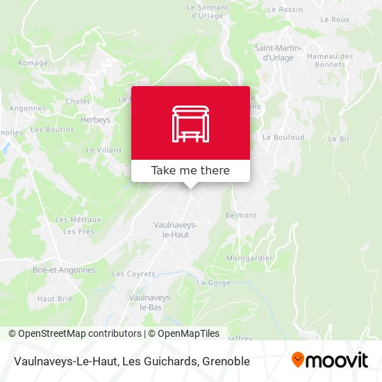 Vaulnaveys-Le-Haut, Les Guichards map