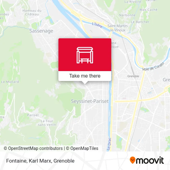 Fontaine, Karl Marx map