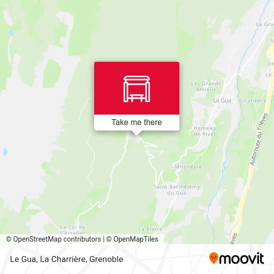 Le Gua, La Charrière map