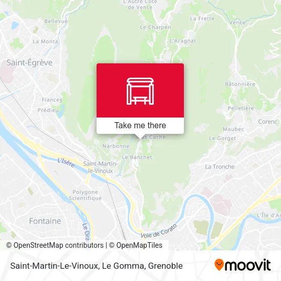 Saint-Martin-Le-Vinoux, Le Gomma map
