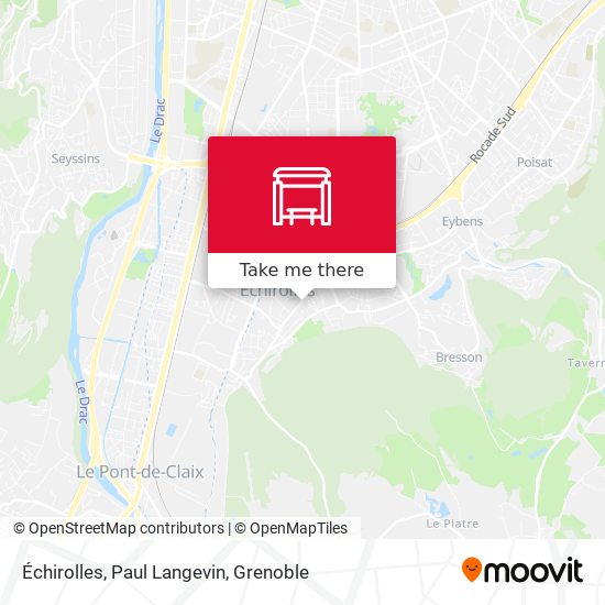 Échirolles, Paul Langevin map