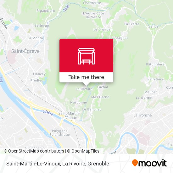 Saint-Martin-Le-Vinoux, La Rivoire map