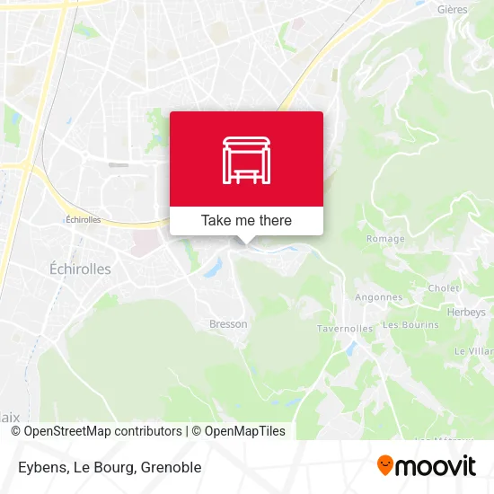 Eybens, Le Bourg map