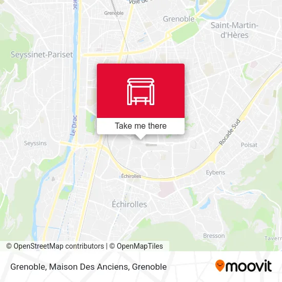 Grenoble, Maison Des Anciens map