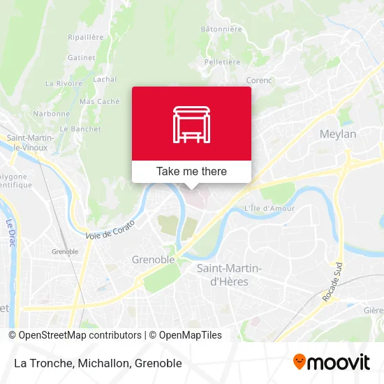 La Tronche, Michallon map
