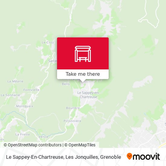 Le Sappey-En-Chartreuse, Les Jonquilles map