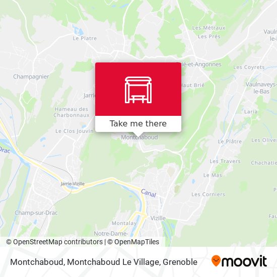 Montchaboud, Montchaboud Le Village map