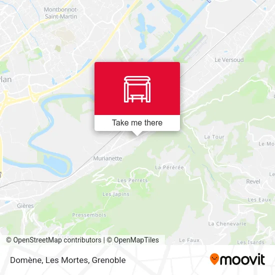 Domène, Les Mortes map