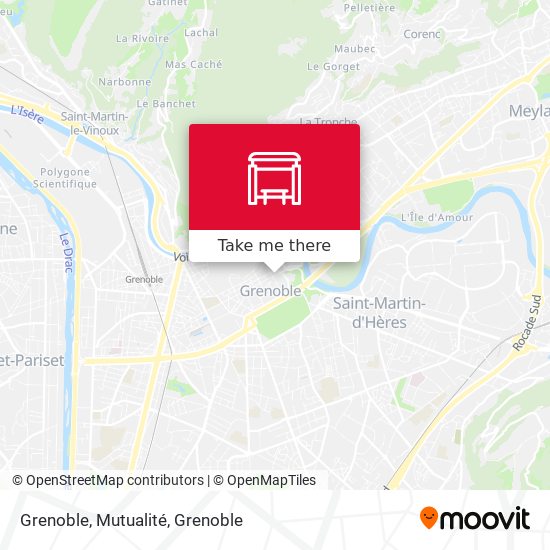 Grenoble, Mutualité map