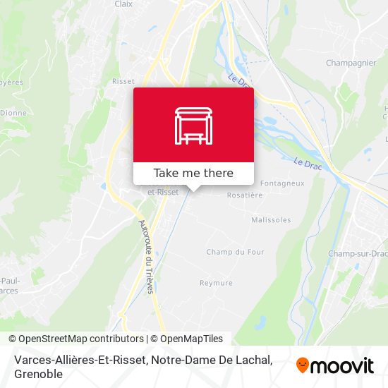 Varces-Allières-Et-Risset, Notre-Dame De Lachal map