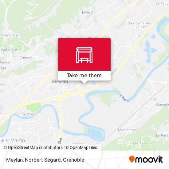 Meylan, Norbert Ségard map