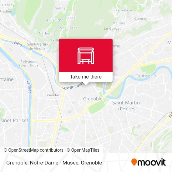 Grenoble, Notre-Dame - Musée map