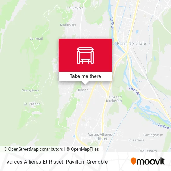 Varces-Allières-Et-Risset, Pavillon map