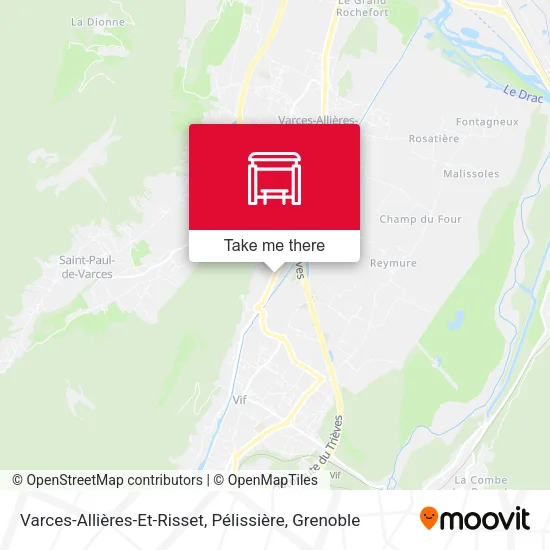 Varces-Allières-Et-Risset, Pélissière map