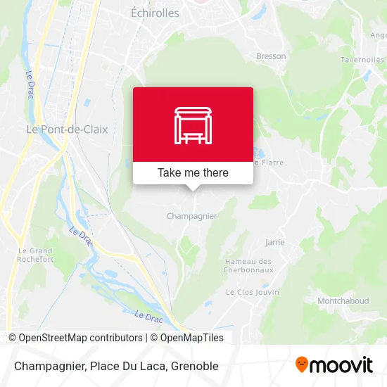 Champagnier, Place Du Laca map