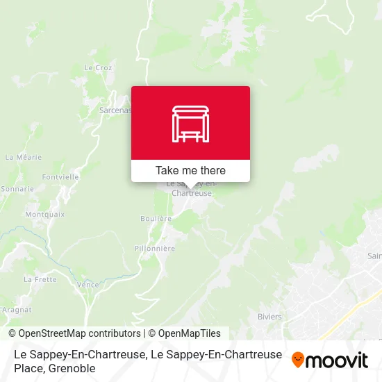 Le Sappey-En-Chartreuse, Le Sappey-En-Chartreuse Place map