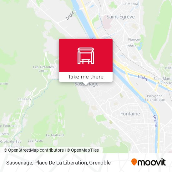 Sassenage, Place De La Libération map