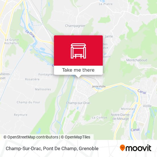 Champ-Sur-Drac, Pont De Champ map